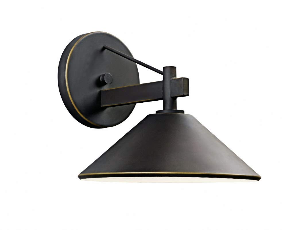 Kichler Ripley Outdoor Wall Sconce Light, Olde Bronze | Dark Sky